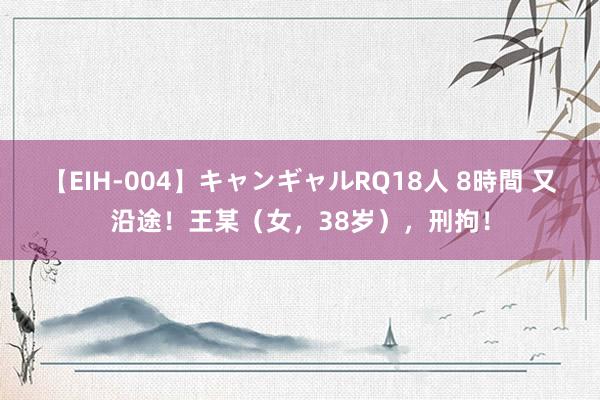 【EIH-004】キャンギャルRQ18人 8時間 又沿途！王某（女，38岁），刑拘！